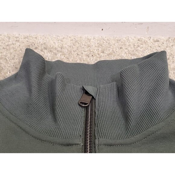 ATHLETA Women's Medium Triumph Hybrid Half Zip Windbreaker‎ Jacket Green - Picture 3 of 7